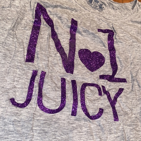 LIKE NEW- JUICY COUTURE VINTAGE LONG SLEEVE SPARKLY SHIRT ~ GIRLS SIZE 12 (L) - Picture 2 of 5